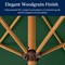 Best Choice Products 10ft Outdoor Woodgrain Pattern Steel Market Patio Umbrella w/ Crank, Tilt